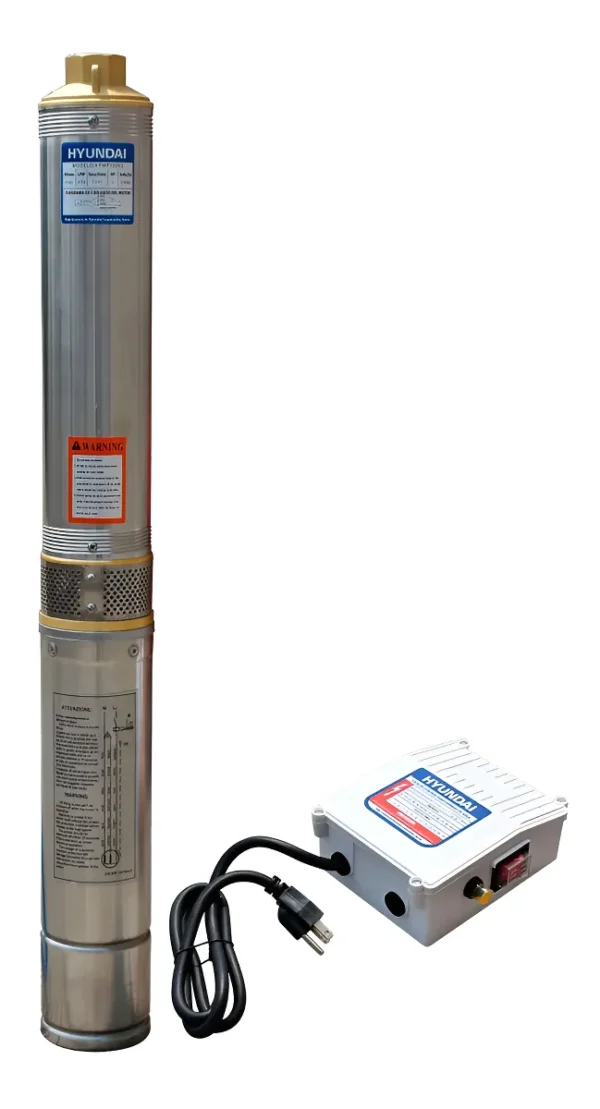 Bomba sumergible monofásica Hyundai