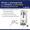 Válvula de Descarga Dual para Sanitario